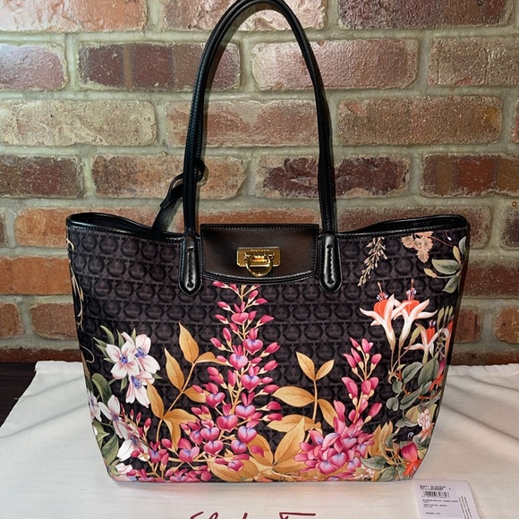 Salvatore Ferragamo Handbags - Salvatore Ferragamo Nylon Tote Bag -NWT